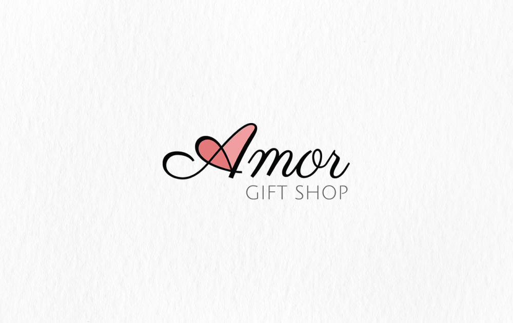 Amor gift shop logo