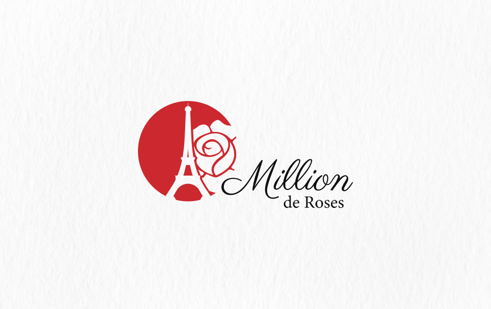 Million de roses florist logo